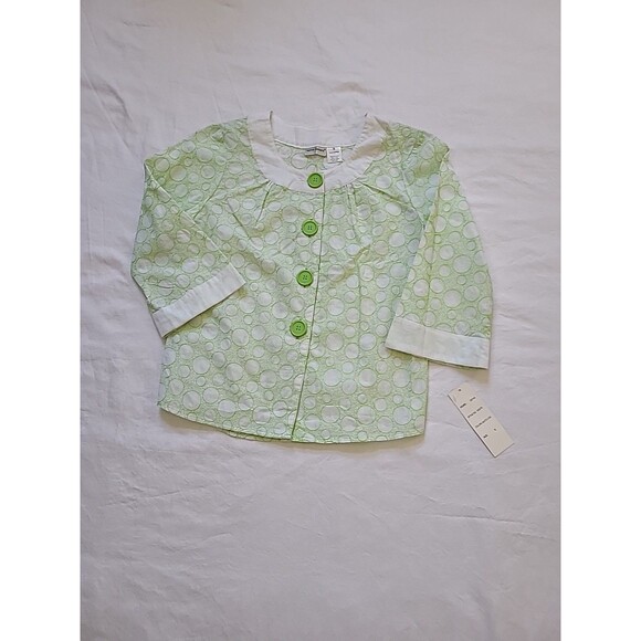 Harve Benard Womens Green Blazer Size S Green CROP jacket Summer - Picture 1 of 7